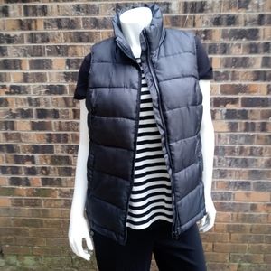 Black Indigo Saints puffer vest